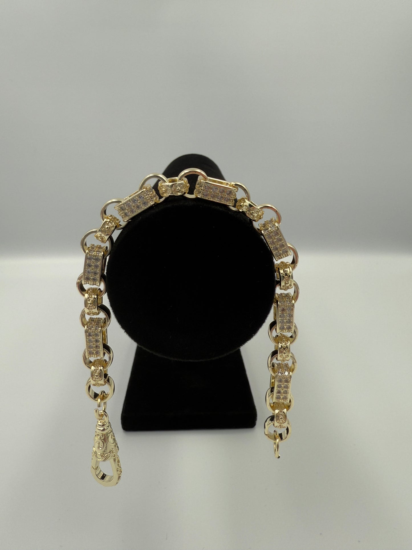 10mm 9ct Gold filled gypsy link set