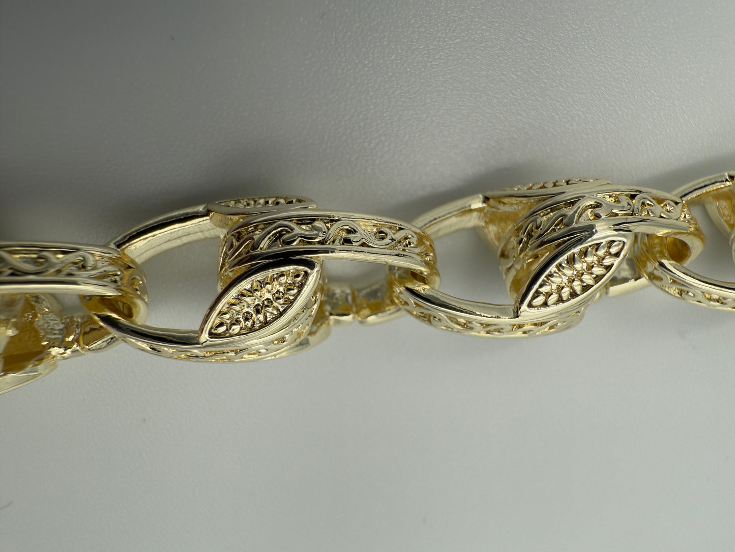 10mm 9ct Gold filled Tulip Bracelet