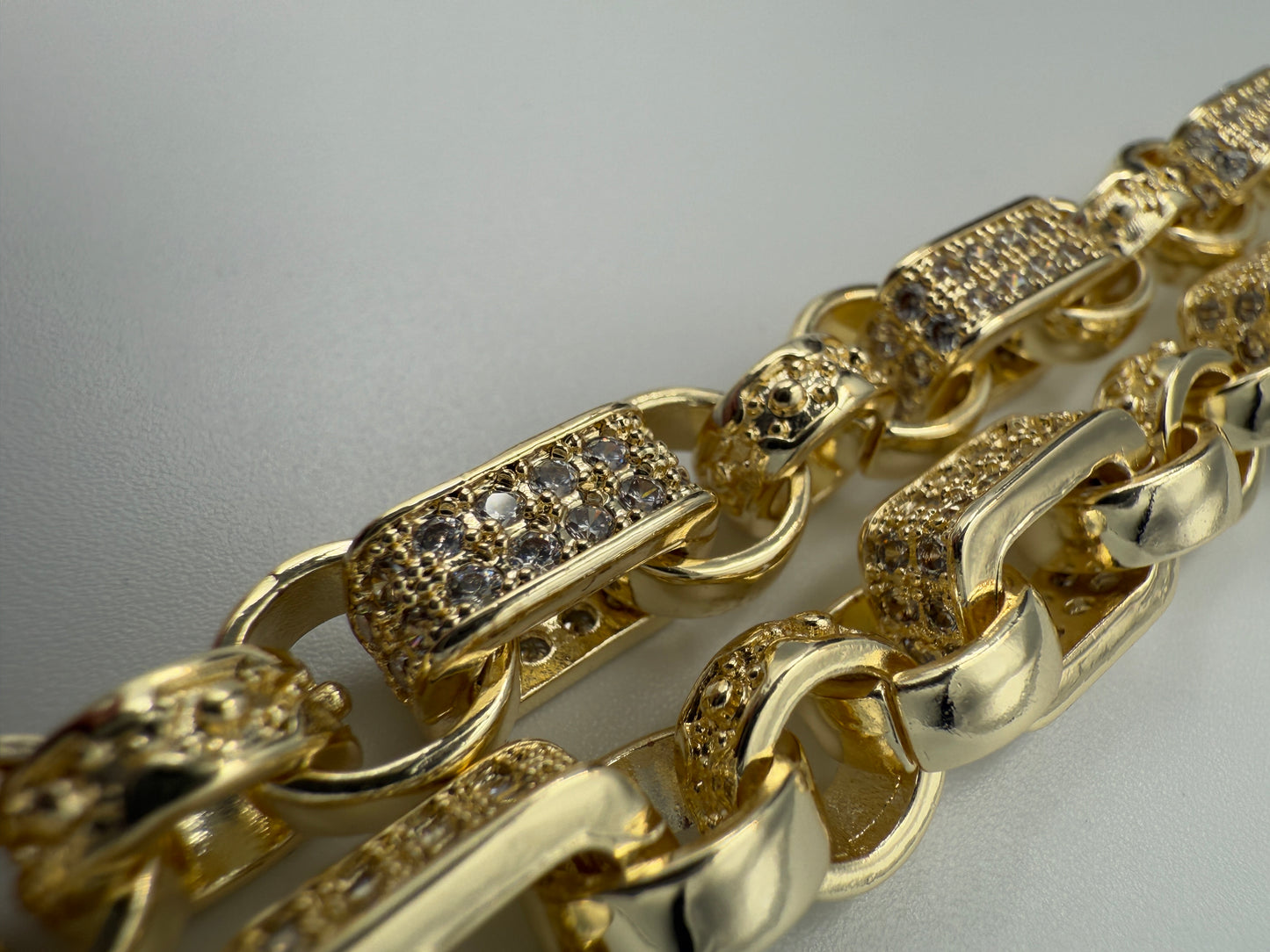 10mm 9ct Gold filled gypsy link set