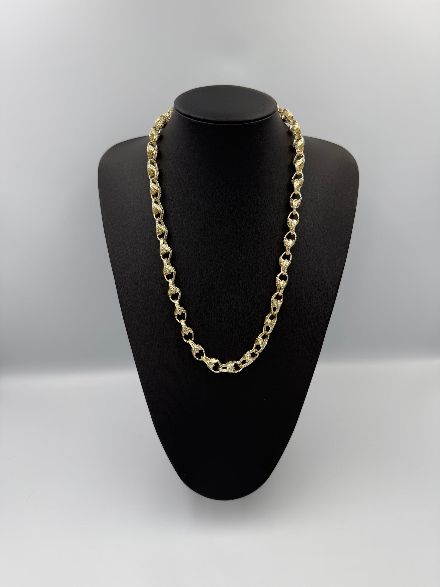 10mm 9ct gold filled Tulip chain