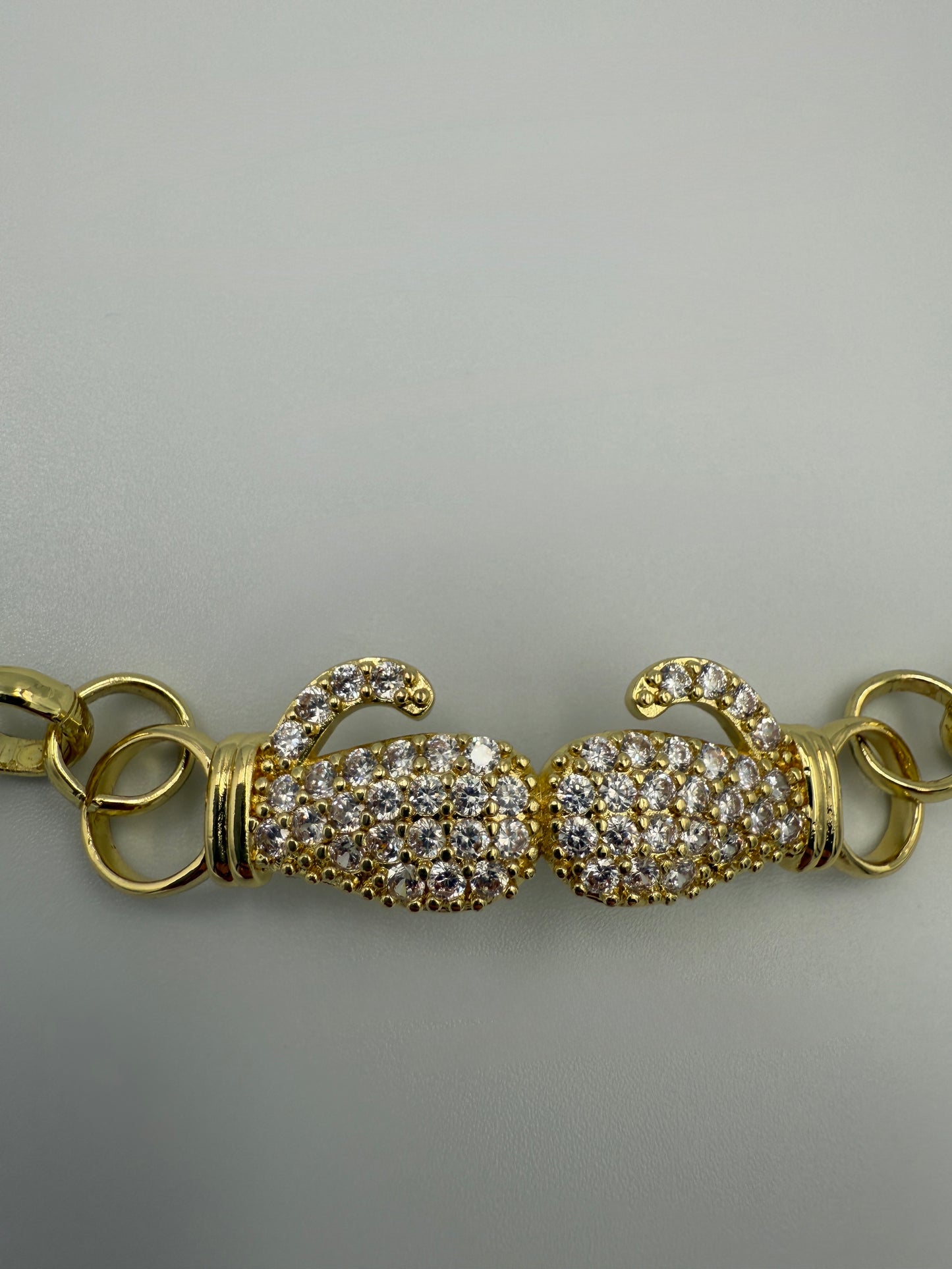 Kids Gold filled CZ Boxing Glove Belcher Bracelet