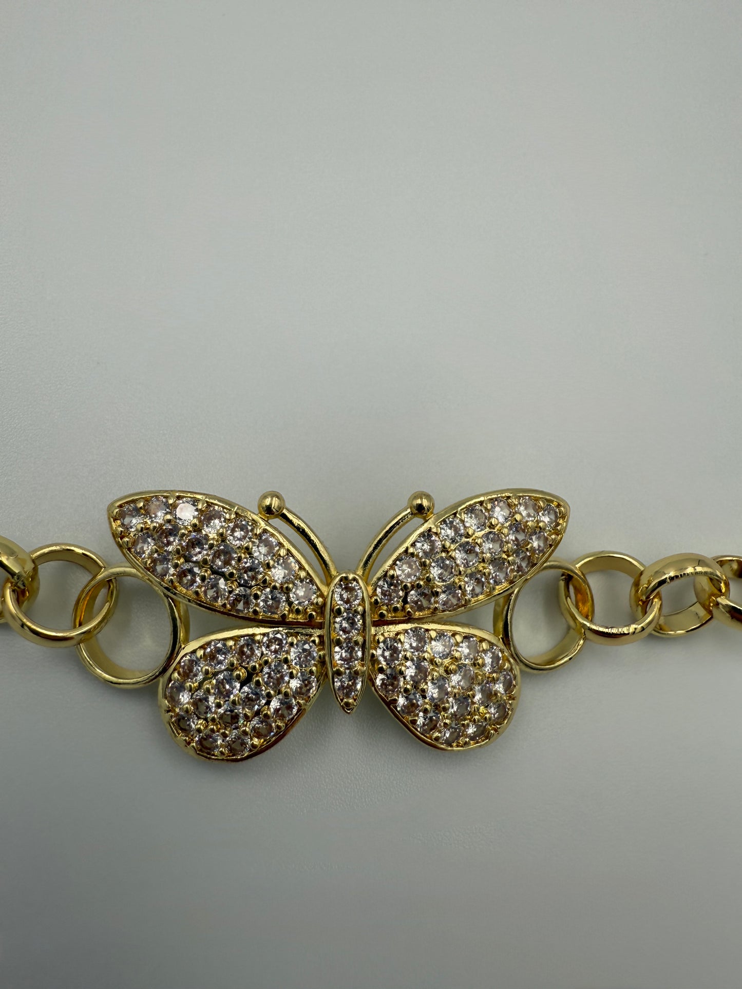 Kids Gold Filled Butterfly Belcher Bracelet