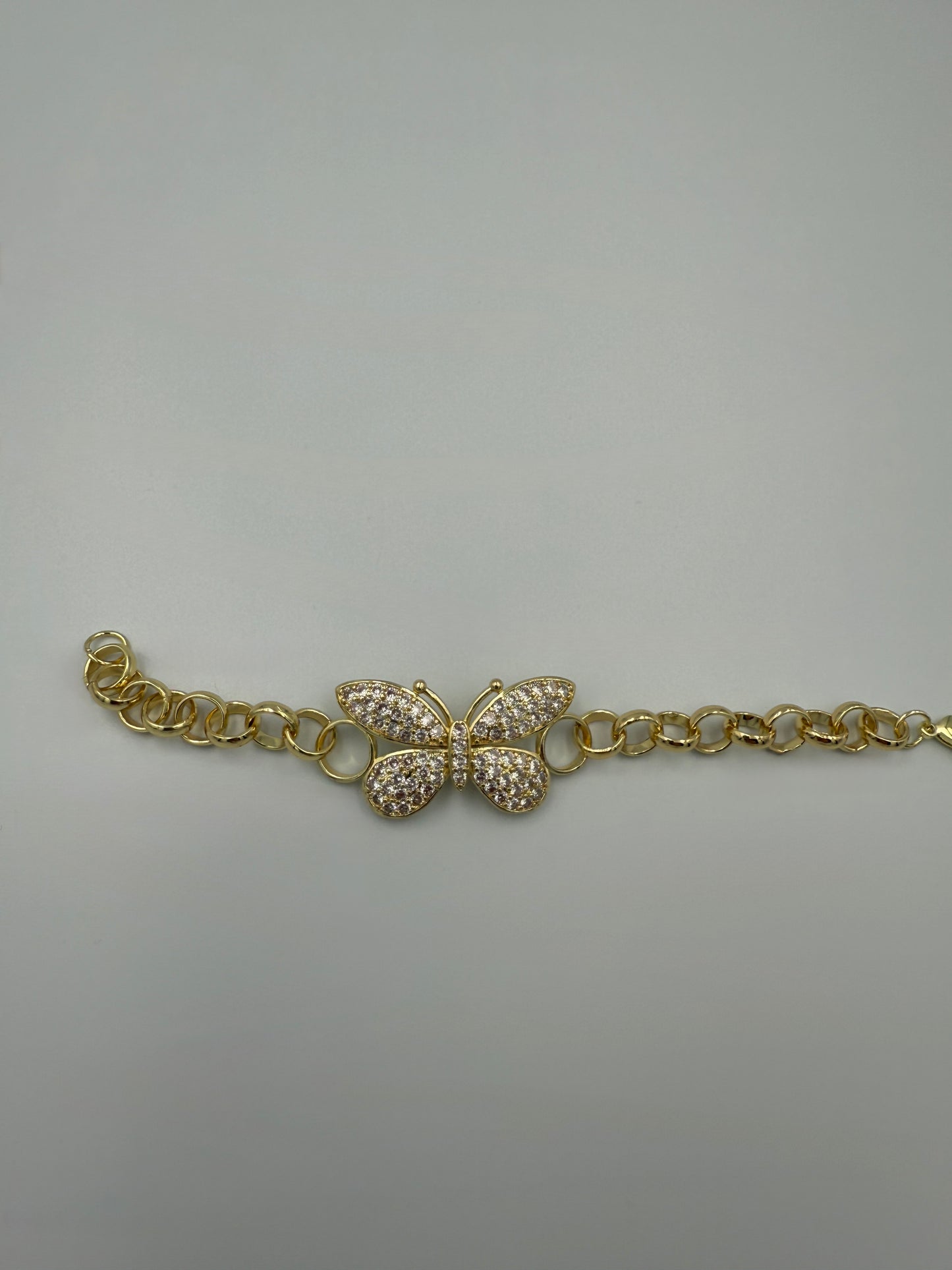 Kids Gold Filled Butterfly Belcher Bracelet