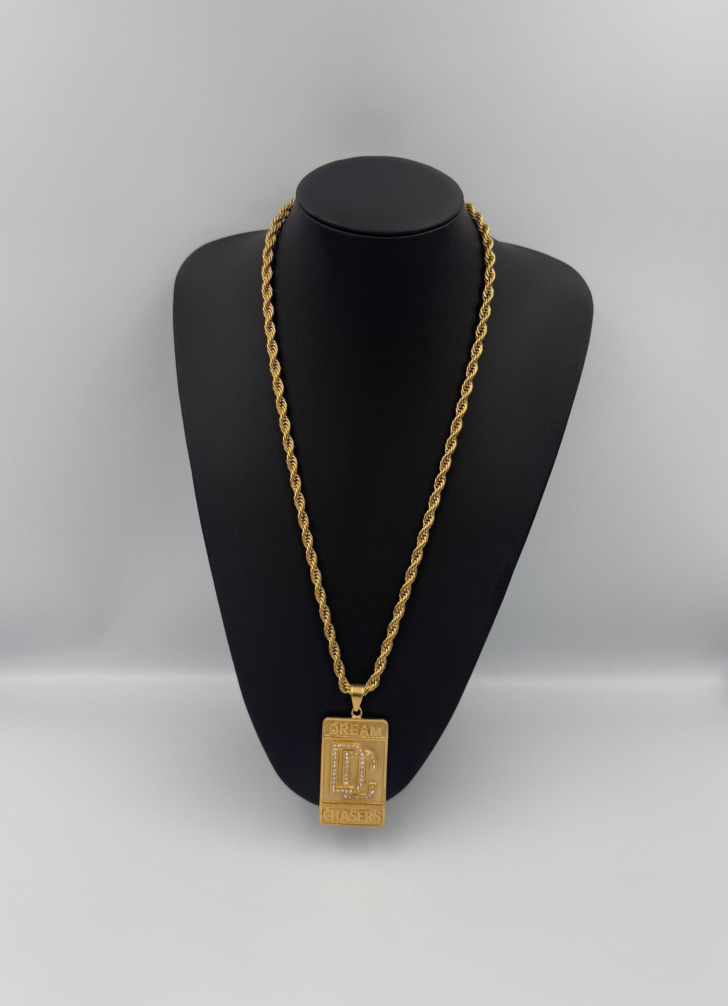 9ct Gold Filled Dream Chaser on a 6mm Rope Chain