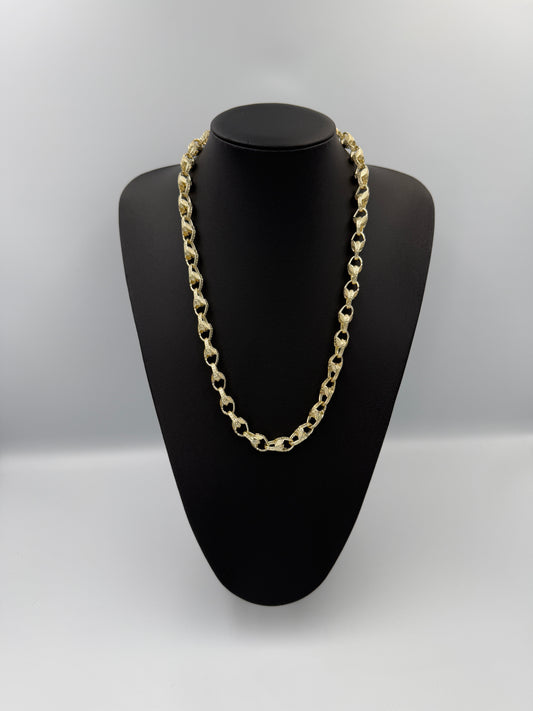 10mm 9ct gold filled Tulip chain