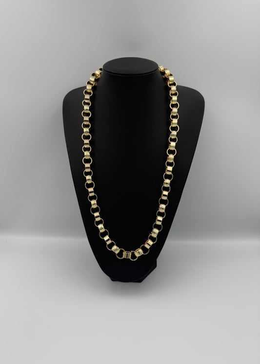 14mm 9ct Gold filled belcher chain